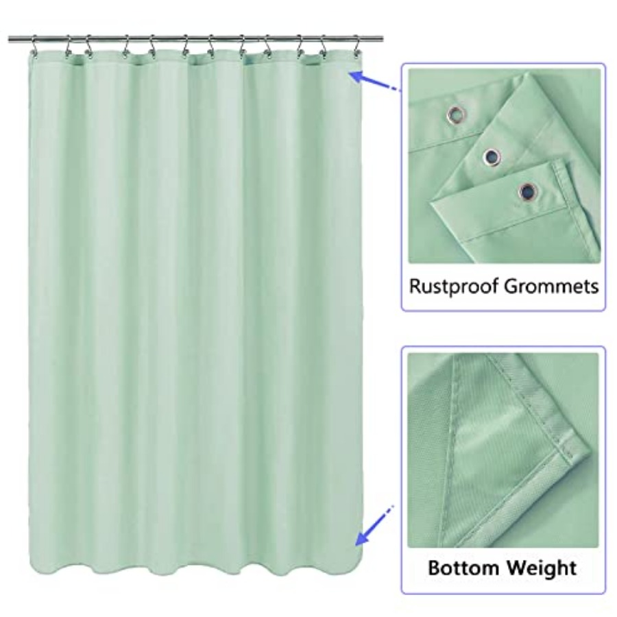 Fabric Shower Curtain Liner wi - Shower Curtain Liner recension och pris
