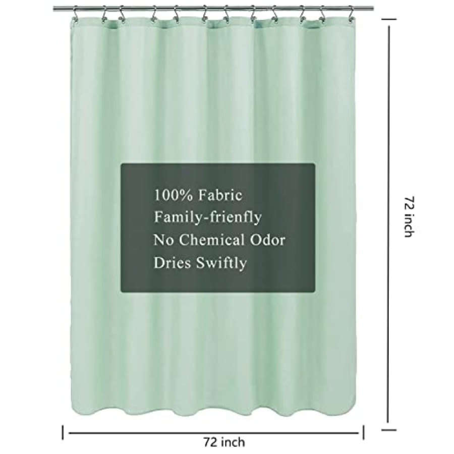 Fabric Shower Curtain Liner wi - Shower Curtain Liner recension och pris